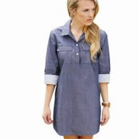 Mud Pie Dresses & Skirts - Mud Pie Charlie Chambray shirtdress